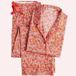 J. Crew Women Long Sleeve/Full Length Pant Pattern Pajamas Sleepwear - Medium
